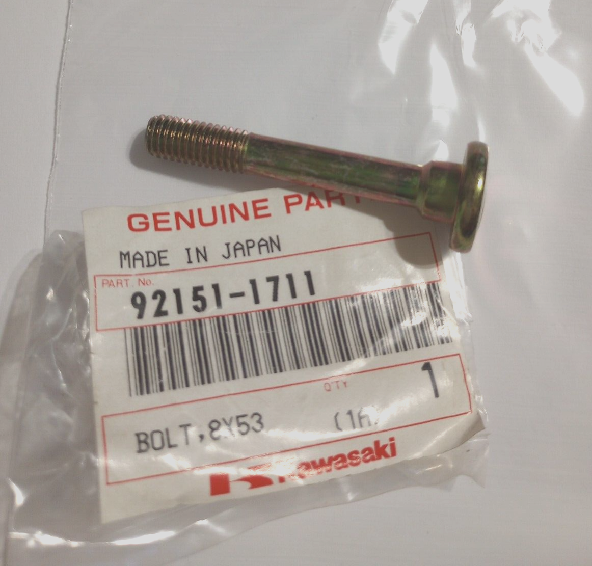 Kawasaki Prairie 650, 700 Bolt 8X53 NOS 92151-1711 (L-4944) | eBay
