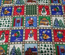 Christmas Faux Patchwork BTY The Kesslers for Concord Fabrics