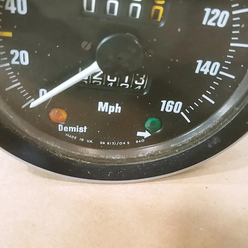 Velocímetro original Jaguar XJ12 1974-79 160 MPH Smiths SN6171/04S OEM Foto 3 de 4