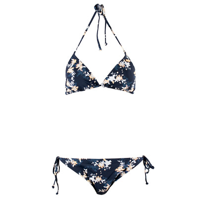 ROXY Damen Bikini Set ERJX203397 Dunkelblau Floral / L (M) / Bademode