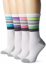 Hanes® Women's 4 Pack X-Temp® Crew, Assorted, 5-9   "Sport Comfort Cool & Dry"