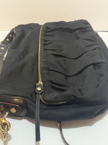 MZ Wallace Coco Crossbody (Black w/ Gold Tone Hardware) Bad Tote Purse - Picture 8 of 11