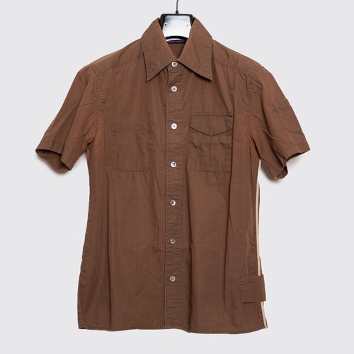Shinichiro Arakawa Honda Hemd Größe S (US Herren) Braun Baumwolle S/S