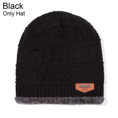 Damen Thermo Fleece warme Strickmütze Sturmhaube Beanie Mütze Schal Halstuch Kappe