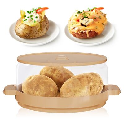 Microwave Baked Potato Cooker As Seen On Tv Cooks In Minutes Tender & Fluffy,...