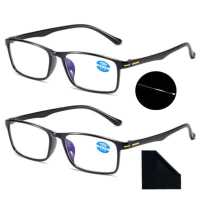 2 Pack Lesebrille Intelligente Zoom Automatischer Fokusanpassung +1,0 To +6,0