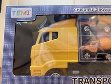 TEMI Transport Vehicle Die-Cast And Plastic Construction Toys Ages 3 Trucks NEW