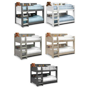 Wooden Bunk Bed Domino Children S, Wooden Bunk Beds With Mattresses