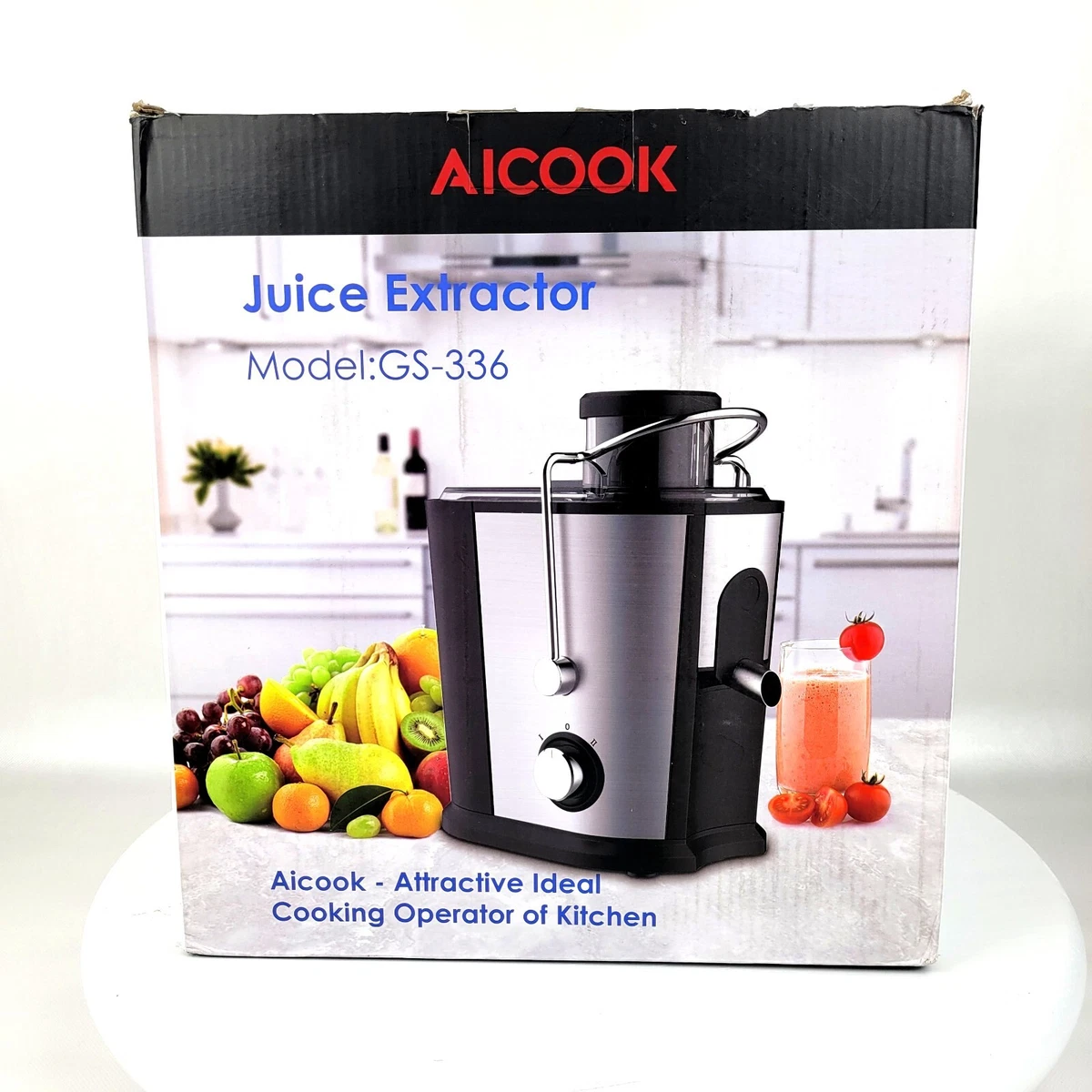 NEW AICOOK Juicer Easy to Clean Stainless Steel 3