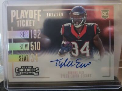 2016 Panini Contenders Tyler Ervin Rookie Auto 101/199