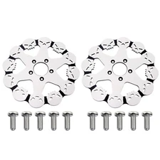 11.8'' 2 Piece Skull Front Brake Rotor for Harley Davidson Touring Electra Glide