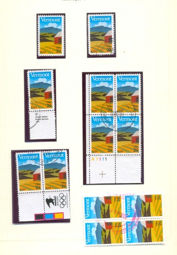 USA 1991 issues mint, used, blocks - Picture 9 of 20