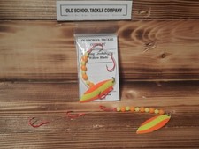 3-Hook Crawler Harness - Size #4 Willow Blade - 4'/48" - 15lb - Size #4 Hooks