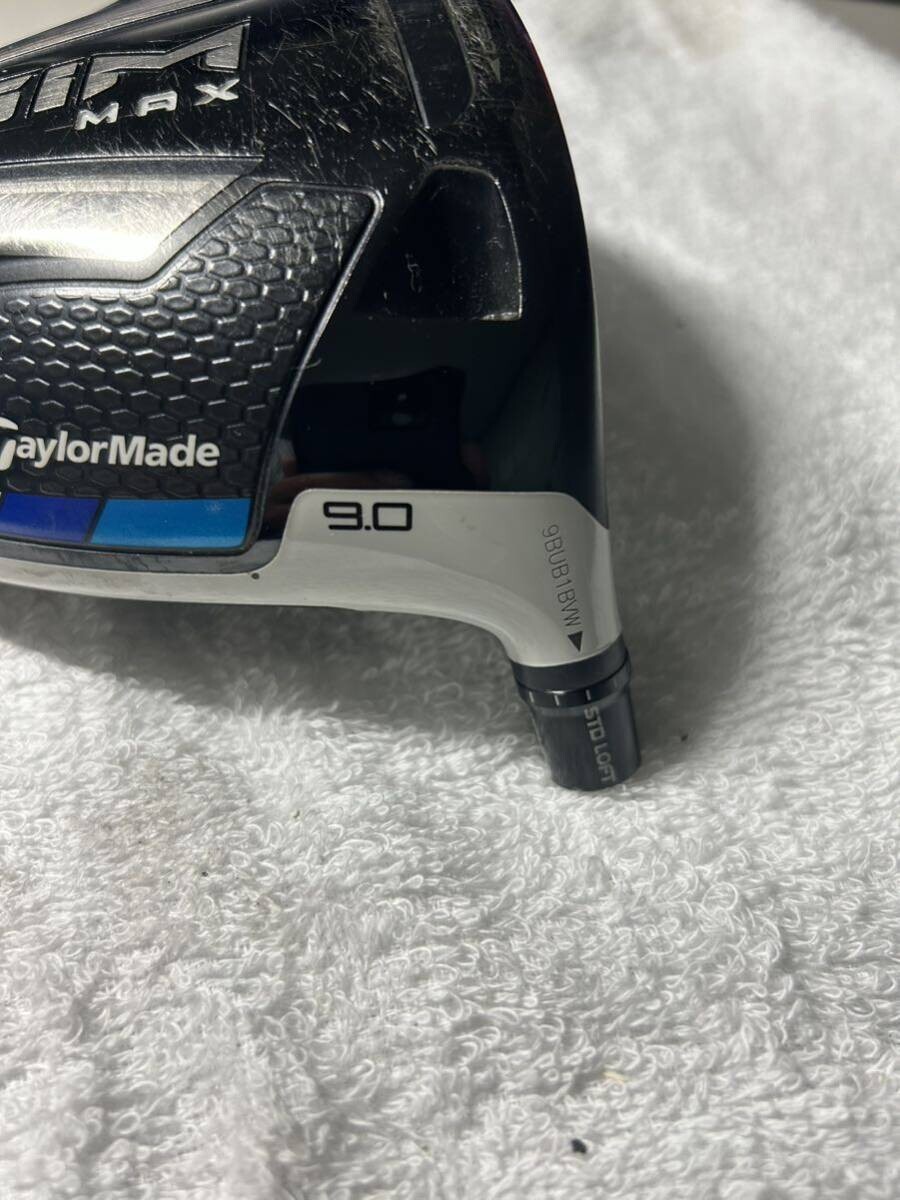 TaylorMade Sim Max Driver 9.0 Right-Handed Golf Club Head Only