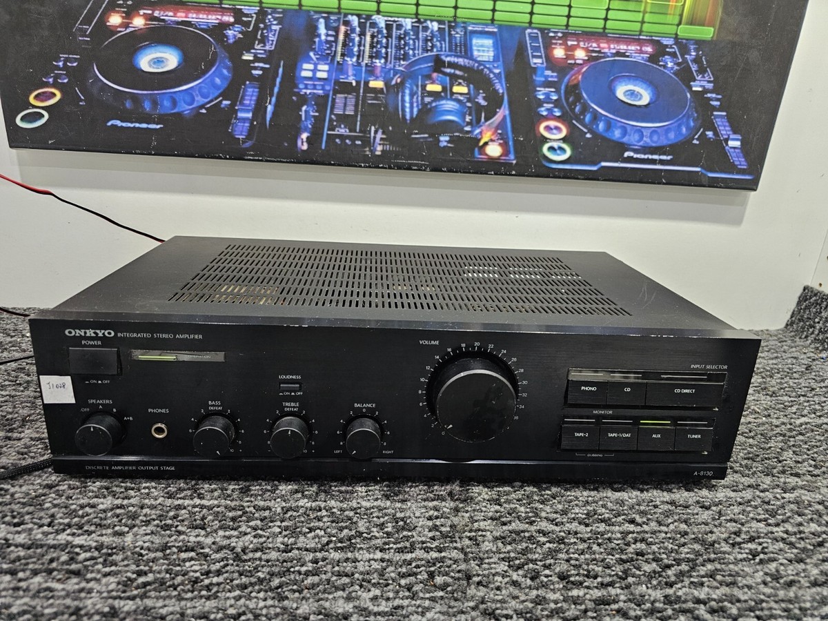 t*t様 ONKYO INTEGRATED AMPLIFIER MODEL A- J1078 Onkyo A-8130 Stereo Integrated Amplifier Tested