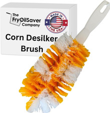 Corn De-Silker Brush  Bristled Veggetable Scrubber for Brushing Carrots, Potato