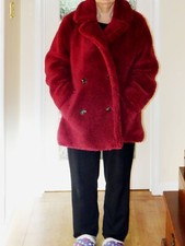Weird Fish -teddy Borg Jacket Size 14 - Get Ready For Winter