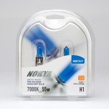 Nokya H1 Headlight Bulbs - Arctic White 7000k 55w Stage 1 Nok7417