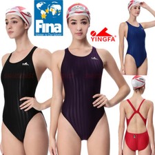 FINA APPROVED NWT YINGFA 982 WOMEN'S GIRL'S COMPETITION RACING SWIMSUIT ALL SIZE