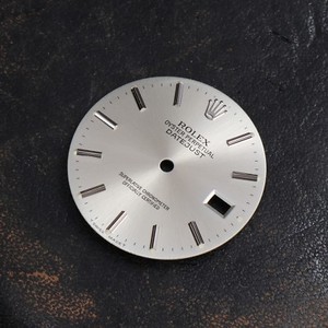 GENUINE ROLEX MEN'S DATEJUST WATCH DIAL SILVER 16008 EXCELLENT CONDITION  28MM | eBay