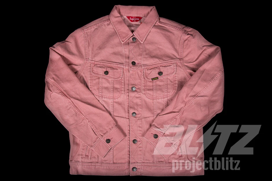 Supreme Denim Trucker Jacket Pink