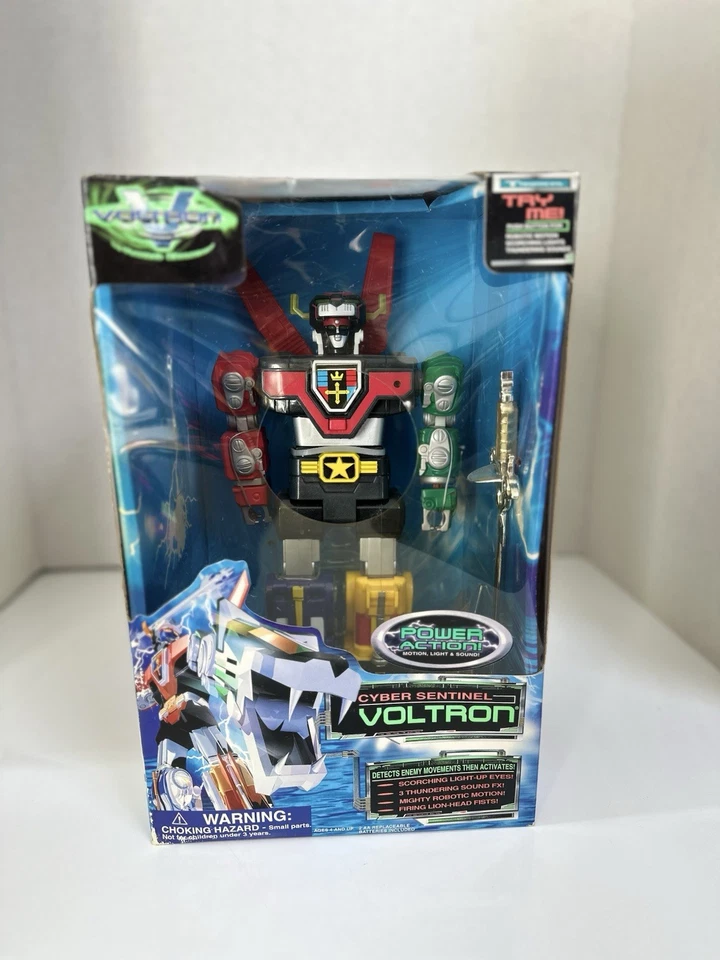 NEW SEALED 1998 Trendmasters Lion Force Voltron The Third Dimension Figure 12" - Image 3 of 4