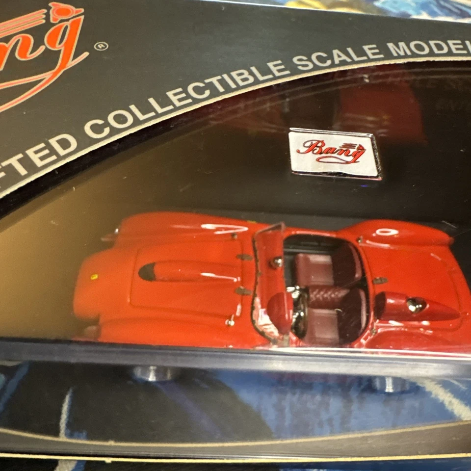 MIB Bang 1/43 Ferrari 250 TR “Prova” Red Made in Italy Ferrari Bang 7107 - Image 4 of 4