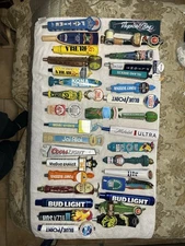 Beer Tab Handles Lot of 35 Various Brands - Used
