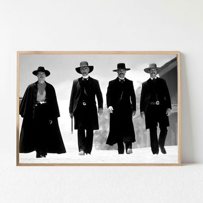 Tombstone Poster Print Wall Art, Western 90s Movie Posters, Film Fans