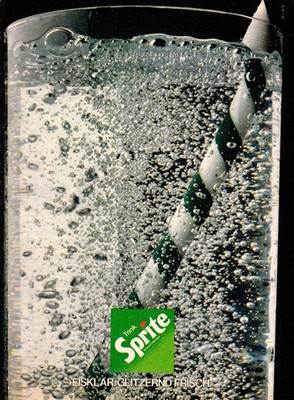 3w9690/ Reklame / Werbung aus 1979   SPRITE   eisklar   glitzernd   frisch