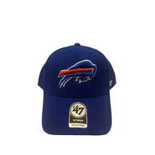 47 Brand MVP Adjustable Hat Buffalo Bills Structured Blue Cap