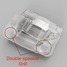Game Gear Shell Case Sega clear white New Replacement RetroSix ABS