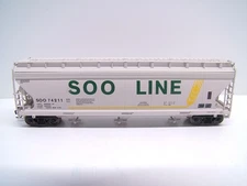 Soo Line Intermountain N Scale ACF 4650 Cu Ft. 3 Bay Covered Hopper #74211