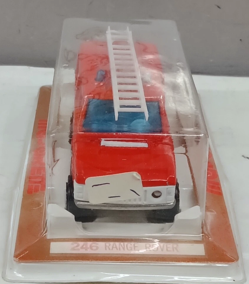 MAJORETTE 1/64 RANGE ROVER POMPIERI   N° 246  MADE IN FRANCE ANNI 80 - Immagine 2 di 3