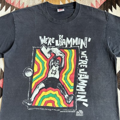 90s ボブマーリー マイケルジョーダンNIKE Tシャツ Vintage 90s Nike Bob Marley Michael Jordan 'We're Jammin' Tshirt