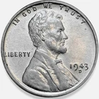 1943-D Steel Lincoln Wheat Penny 1c Cent Choice BU * Mirror Surfaces * 1943D #3