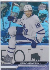 2023-24 UD..CALLE JARNKROK..SILVER FOIL..CARD # 420..MAPLE LEAFS..COMBINED SHIP