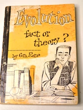 Paperback  "Evolution: Fact or theory?" by Cora Reno Moody Press Vintage 1953