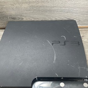 Sony PlayStation 3 Slim Console CECH-2001A Black 120GB Video Game System Works