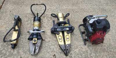 #ad Hurst Jaws of Life Kit Hydraulic Rescue System Cutter Spreader Pump Ram $3650.00
