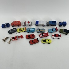 Micro Machines Lot Of 18 Modern Sports Cars Emergency Vehicles
