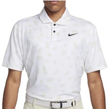 Nike Tour Dri-Fit Polo Golf Shirt Rake Line Print Men  s Size Medium FD5735-100