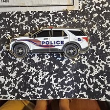 Metropolitan Police DC Challenge coin in the shape of Cruiser 3"