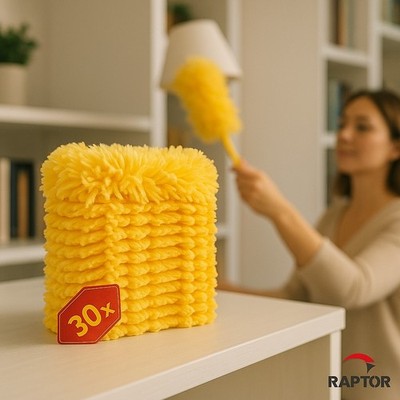 Für Swiffer Staubmagnet - 30 Ersatztücher & Griff - Staubtuch - Microfaser