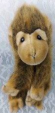 TY Cha Cha Monkey Plush Brown Sitting Zoo Jungle Classic 11" Stuffed Animal 1998