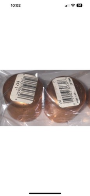 #ad Lot of 2 EVERBILT 1 inch Copper Pressure Tube End Cap Fittings Model # C617HD1 $7.80