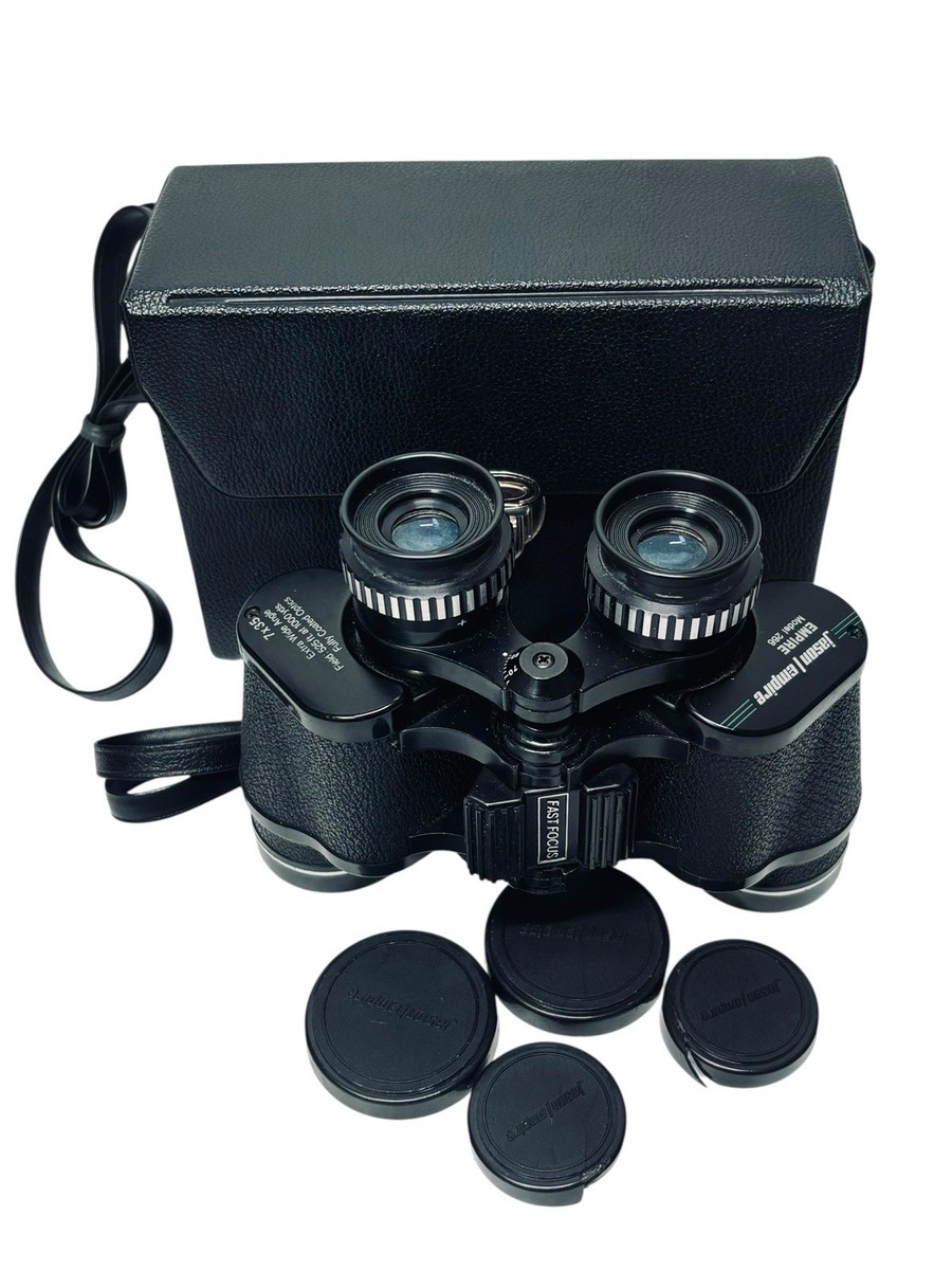 Jason Empire Model 266 Binoculars 7X35 with Lens Caps & Carrying