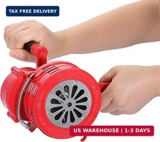 Hand Crank Siren Manual Operated Air Raid Siren With Foldable Handle Fo