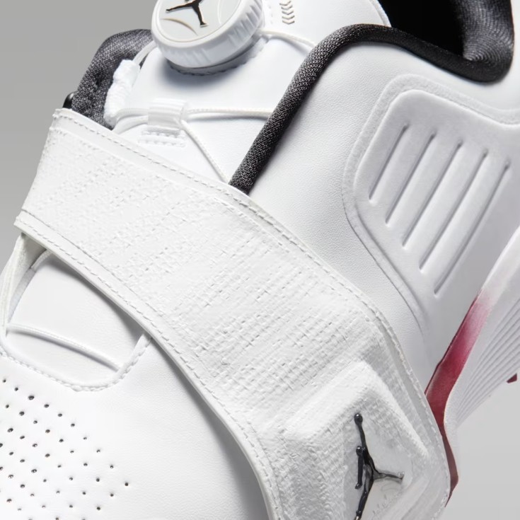 New Nike Air Jordan Rev Golf Shoes - White/ Team Red (FV6338  display picture 1