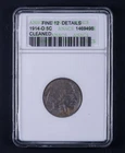 1914-D Buffalo Nickel 5c ANACS F12 details BB496